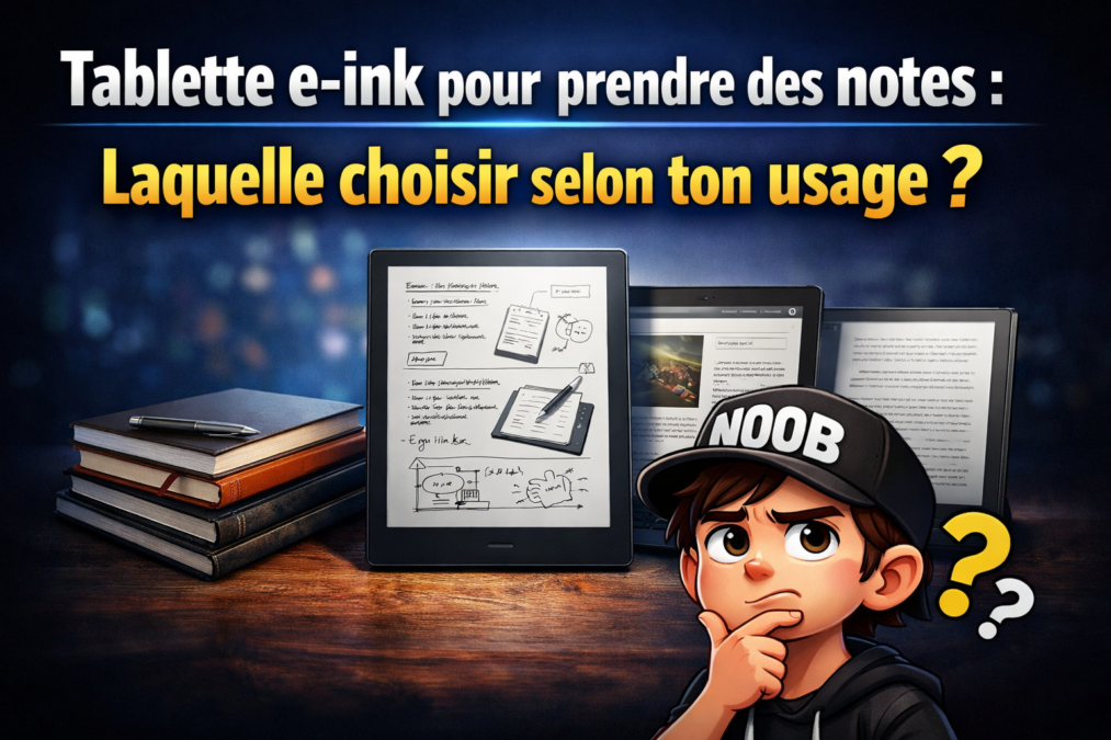 Tablette e-ink pour prendre des notes : laquelle choisir selon ce que tu en fais