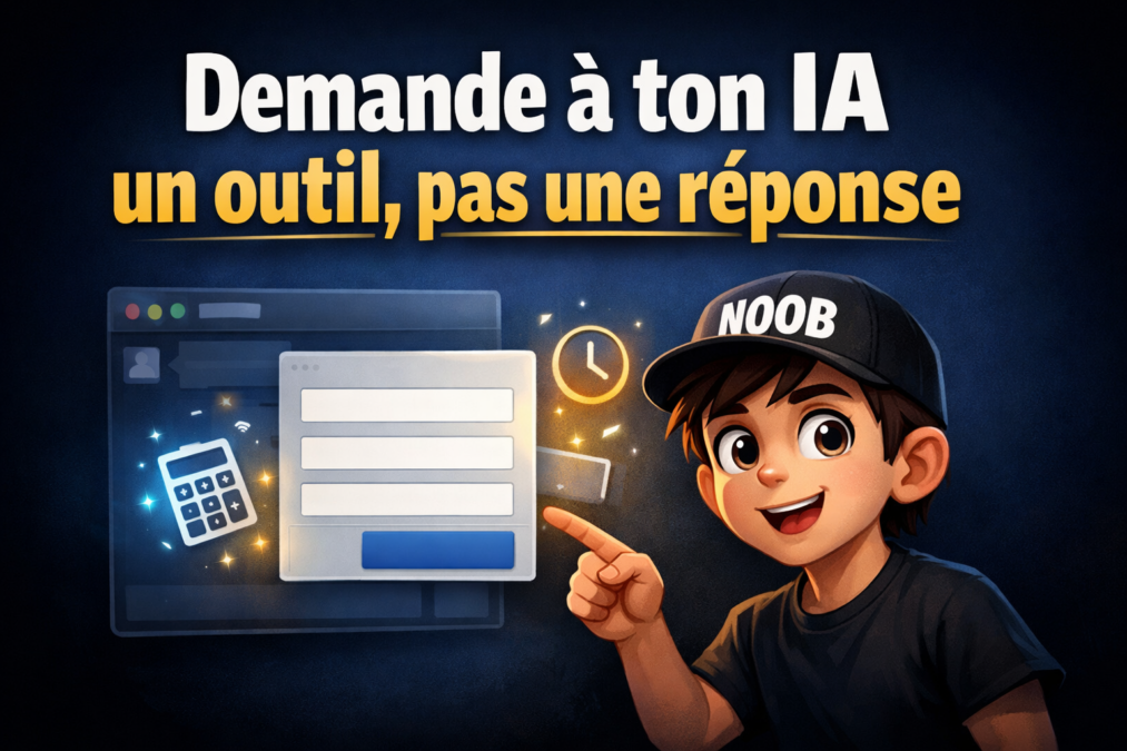 Demande à ton IA un outil, pas une réponse : du calculateur dans le chat à la mini-app que tu gardes